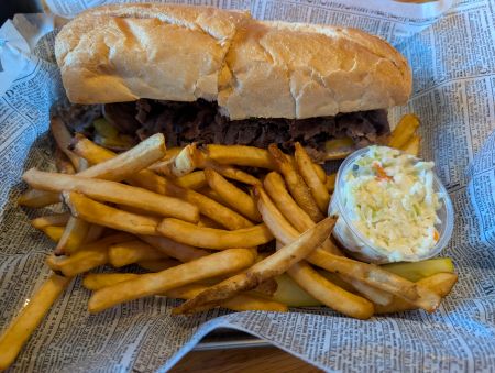 Cheesesteak at Early American Tavern